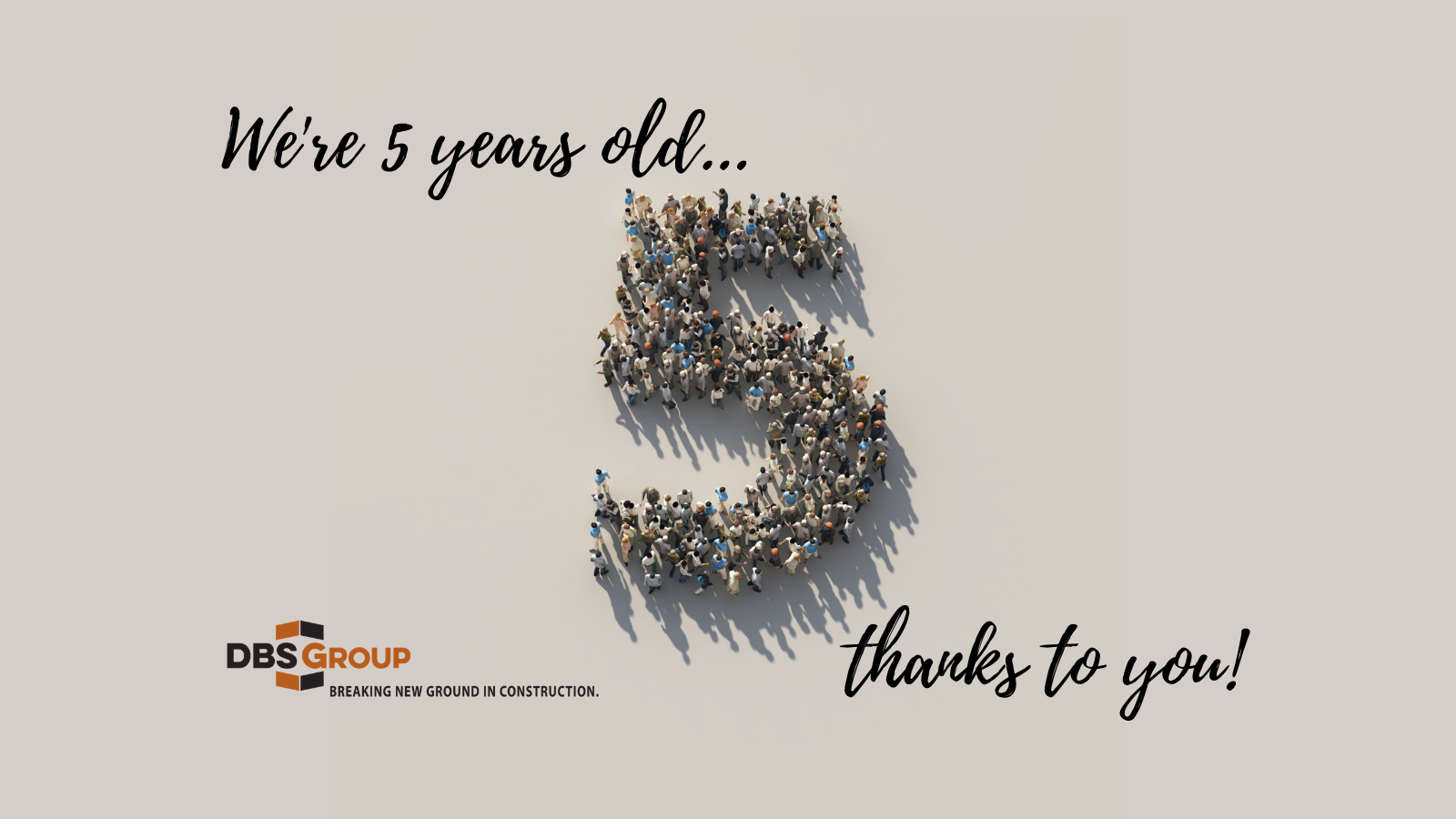 Celebrating 5 Years [INFOGRAPHIC] DBS Group, LLC