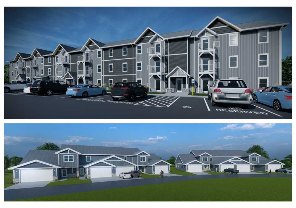 Rendering of new Belmont Heights multifamily project