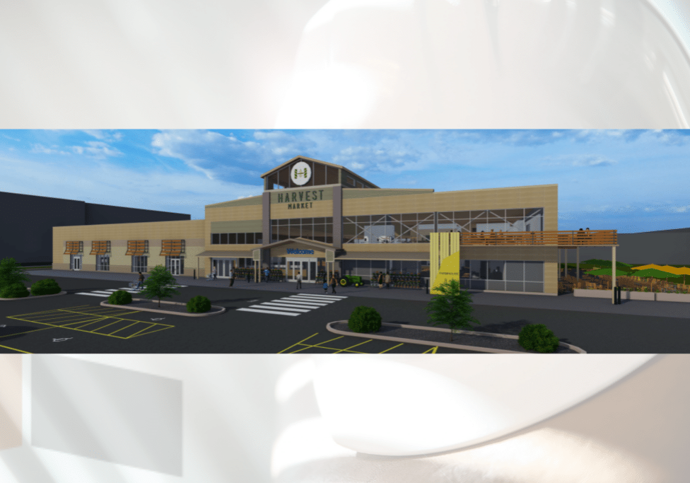 Rendering of new Harvest Market in Ann Arbor, MI, that DBS Group is designing and building.