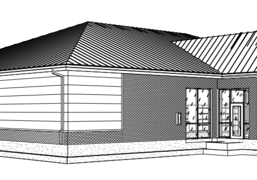 Rendering of new Haymakers convenience store being designed and built by DBS Group.